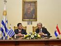 Conferencia de prensa conjunta de los presidentes Vázquez y Cartes