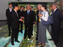 Presidente Tabaré Vázquez junto a comitiva oficial visitaron el museo del terremoto Presidente Tabaré Vázquez junto a comitiva oficial visitaron el museo del terremoto