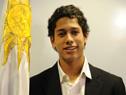Autoridades le entregan el Pabellón Nacional al nadador paralímpico Gonzalo Dutra