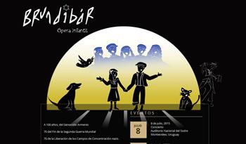 Afiche de la ópera "Brundibar"