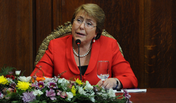 Presidenta de Chile, Michel Bachelet