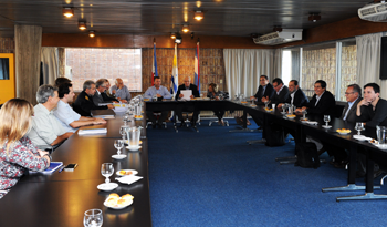 Reunión interministerial en el Ministerio de Transporte y Obras Públicas