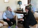 Presidente Mujica se reunió con el canciller ecuatoriano, Ricardo Patiño