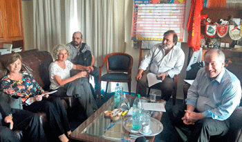 Ministro Ernesto Murro reunido con funcionarios judiciales