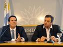 Conferencia de prensa en Consejo de Ministros en Suárez y Reyes