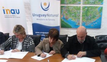 Liliam Kechichian, Marisa Lindner y Fernando Rodríguez firman el convenio