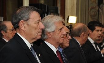 Rodolfo Nin Novoa y Tabaré Vázquez