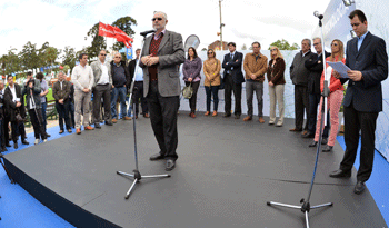 Benjamín Liberoff en inauguración del pabellón cuya temática es Turismo Sostenible para el Desarrollo Benjamín Liberoff en inauguración del pabellón cuya temática es Turismo Sostenible para el Desarrollo