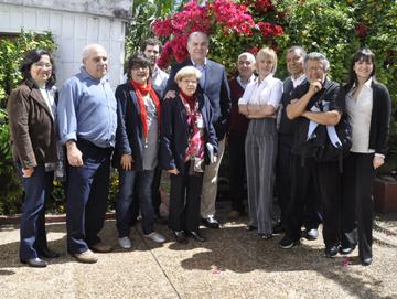 Ministro Venegas con usuarios