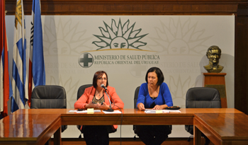 Ministra Susana Muñiz y directora Elena Clavell