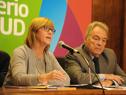 Conferencia de prensa de autoridades del Ministerio de Salud Pública