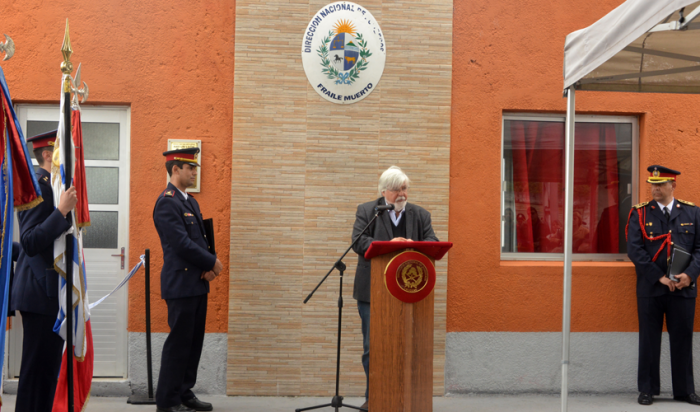 Eduardo Bonomi inaugura destacamento de Bomberos en Fraile Muerto, Cerro Largo