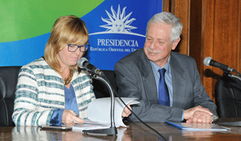 Cristina Lustemberg y Jorge Basso