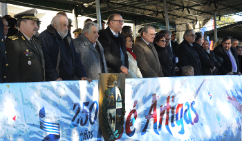 Autoridades en celebración por 250 años del nacimiento de Artigas