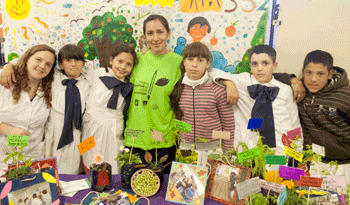 Participantes del programa Huertas en Escuelas.