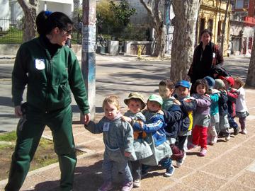 Niños en un Centro CAIF