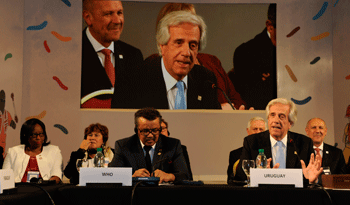 Vázquez en Conferencia Mundial sobre Enfermedades No Transmisibles