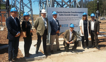 Inauguración de estación en Salto Grande