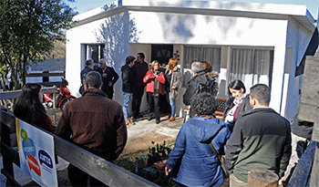 Viviendas del Plan Juntos en los barrios Los Molles y López de Tacuarembó