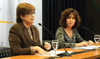Marina Arismendi y Mariella Mazzotti