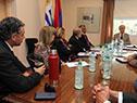 Vázquez se reunió con alcaldes de Santa Lucía y Aguas Corrientes por cuidado ambiental de cuenca del Santa Lucía