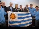Entrega del Pabellón Nacional a la Selección Uruguaya de Futbol Sub 20.