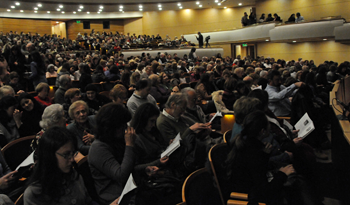 Público en el Auditorio Nacional Dra. Adela Reta