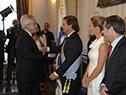 Delegaciones internacionales saludaron al presidente, Luis Lacalle Pou