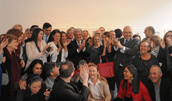 Presidente Vázquez con uruguayos residentes en Austria