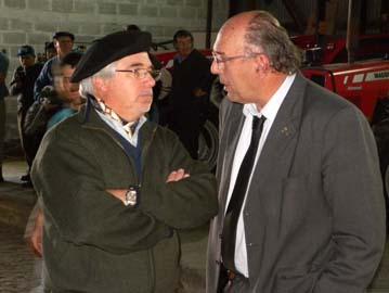 Ministro Aguerre e Intendente Carámbula
