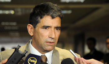 Vicepresidente de la República, Raúl Sendic, en declaraciones a la prensa Vicepresidente de la República, Raúl Sendic, en declaraciones a la prensa