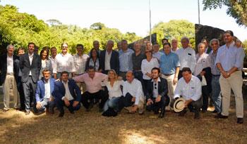 Encuentro de legisladores uruguayos y argentinos en Isla Martín García