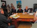 Ministro de Transporte, Víctor Rossi recibió a las fuerzas vivas de la ciudad de Minas