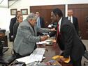 Audiencia privada entre el presidente José Mujica y Babatunde Osotimehim