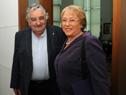 El Presidente José Mujica recibió en la Torre Ejecutiva a Michelle Bachelet
