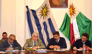 Ministro Tabaré Aguerre con la Federación Rural del Uruguay