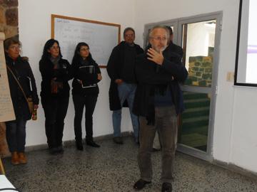 Autoridades de la Junta Nacional de Drogas en visita al proyecto Vivero