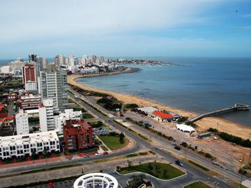 Vista aérea de Punta del Este