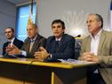 Conferencia de prensa de Juan Andrés Roballo, Miguel Toma, Álvaro García y Ernesto Murro