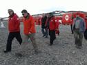 Comitiva de autoridades uruguayas arribó este miércoles a la Base Científica Antártica Artigas