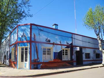 Casa pintada en Tacuarembó