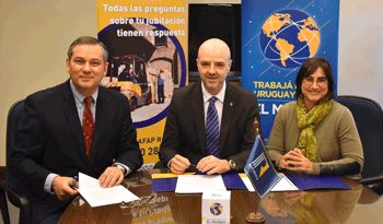 Autoridades de Uruguay XXI y República AFAP