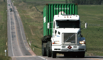 Transporte de carga en rutas nacionales
