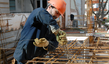 Obrero de la industria de la construcción
