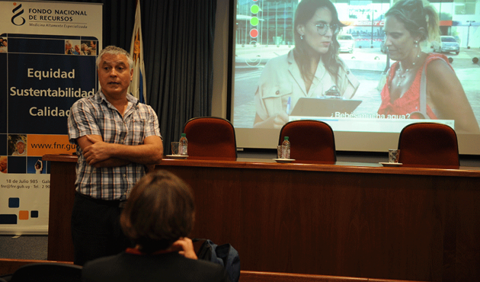 Pablo Ríos, presidente de la Sociedad Uruguaya de Nefrología