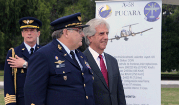 Presidente Tabaré Vázquez en conmemoración del 104.° aniversario de la Aviación Militar y Día de la Fuerza Aérea Uruguaya