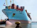 Autoridades de MTOP y ANP presentaron en el puerto nuevo servicio de buque portacontenedores