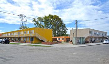 Complejo habitacional en el exparque Lavalleja, Dolores, Soriano