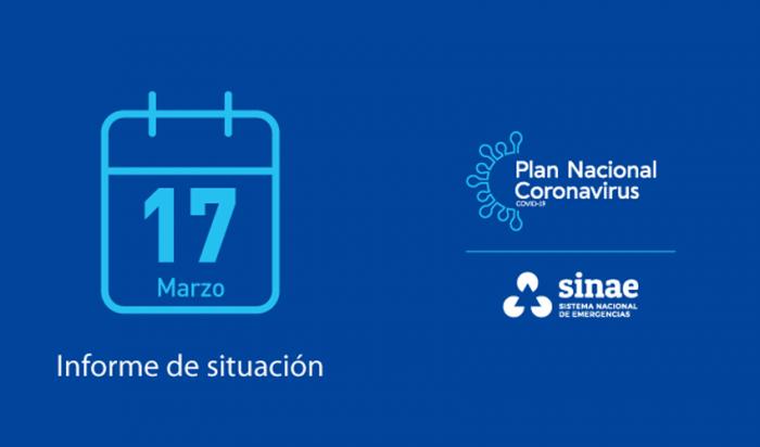 Portada del reporte diario del Sinae