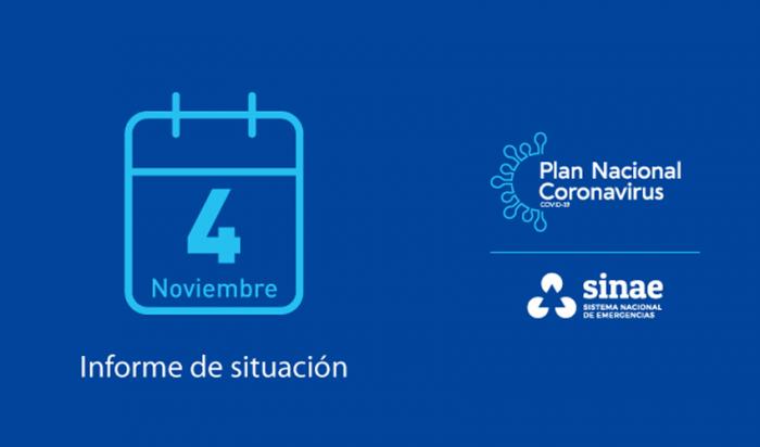 Portada del reporte diario del Sinae